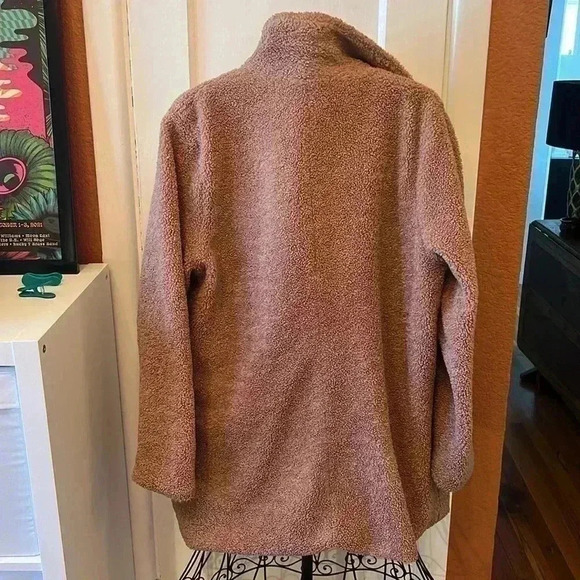 Lucky Brand Teddy Jacket-Sz L - Picture 6 of 9